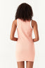 Apricot Pocket Detail Rib Mini Bodycon Dress