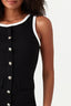 Mono Pocket Detail Rib Mini Bodycon Dress