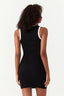 Mono Pocket Detail Rib Mini Bodycon Dress