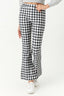 Mono Gingham Flares - Select Fashion