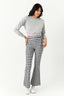 Mono Gingham Flares - Select Fashion