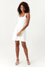 White Plain Scuba Dress