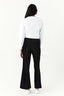 Black Velour Rib Flares - Select Fashion