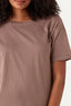 Tan Basic Oversized Tee