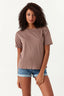 Tan Basic Oversized Tee