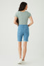 Light Wash Boyfriend Denim Short