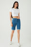 Mid Wash Boyfriend Denim Short