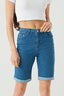 Mid Wash Boyfriend Denim Short