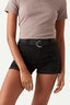 Black Belted Cargo Short