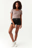 Black Belted Cargo Short
