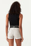 Grey Belted Cargo Short