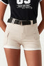 Sand Belted Cargo Short