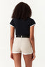 Sand Belted Cargo Short