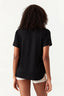 Black Passion Zebra Panel Tee