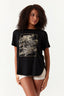 Black Passion Zebra Panel Tee
