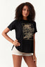 Black Passion Zebra Panel Tee