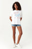 Optic White Pasta and Wine Tee