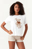 Optic White Day Dreamer Teddy Tee