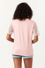 Nude Pink Lace Sporty Tee