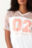 Optic White Lace Sporty Tee