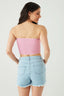 Multi Checkerboard Shirred Bandeau