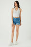 Grey Marl Basic Halter Neck Top