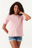 Pink Basic Oversized Tee
