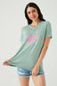 Sage Dreams Happen Flower Tee