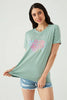 Sage Dreams Happen Flower Tee