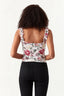 Multi Flower Butterfly Milkmaid Top