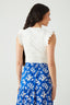 Ivory Frill Sleeveless Bodysuit
