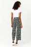 Multi Floral Textured Crop Trouser
