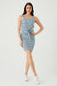 Blue Check Pinny Dress