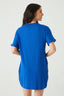 Cobalt Pocket Detail T-Shirt Dress