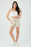 Neutral Stripe Pull On Short