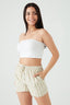 Neutral Stripe Pull On Short