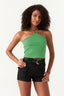 Grass Green Gold Ring Top