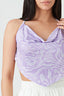 Multi Swirl Slinky Halter Top