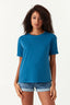 Storm Blue Basic Oversized Tee