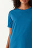 Storm Blue Basic Oversized Tee