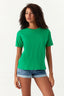Grass Green Basic Oversized Tee