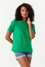 Grass Green Basic Oversized Tee
