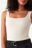 Neutral Square Neck Rib Bodysuit