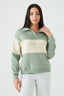 Multi Colour Block Collar Sweat