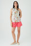 Multi Floral Sleeveless Shirt