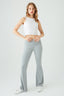 GREY MARL FOLDOVER FLARES