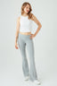 GREY MARL FOLDOVER FLARES