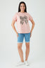 Pink Animal Bow Tee