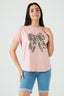 Pink Animal Bow Tee