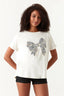 Ivory Animal Bow Front Tee